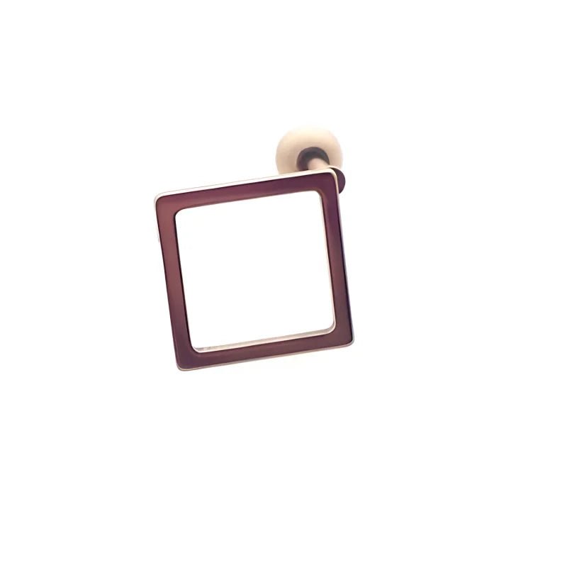 Vierkante Helix Piercing rose goudkleur - Unisex