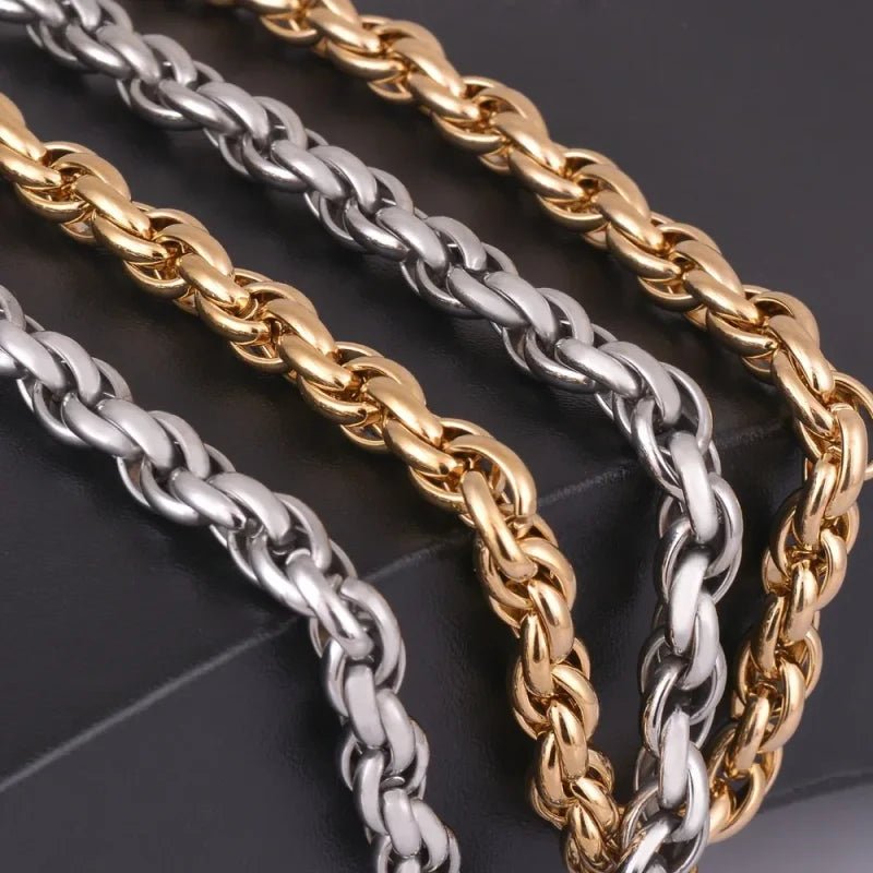 Stalen Kabelketting Zilverkleurig &acirc;&euro;&ldquo; Klassieke Cable Chain RVS Unisex - Unisex