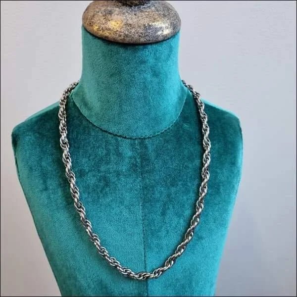 Stalen Kabelketting Zilverkleurig &acirc;&euro;&ldquo; Klassieke Cable Chain RVS Unisex - Unisex