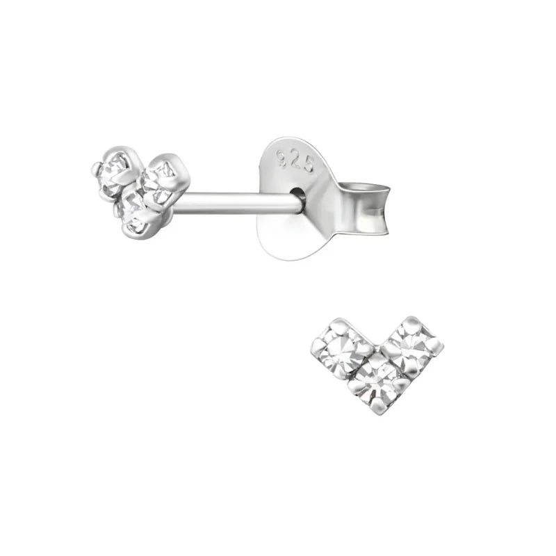Schitterende Kristal Oorbellen - Transparant-3mm -