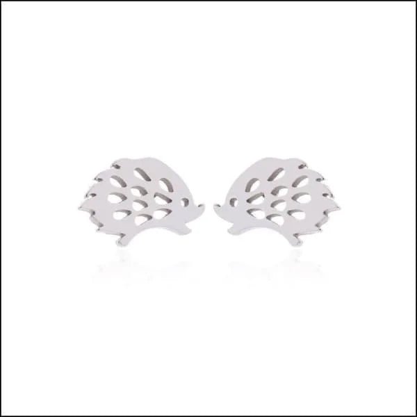 RVS Dieren Oorbellen Diverse Motieven - Dierenliefhebber Oorstekers - Hondje/Zilverkleur-9mm -