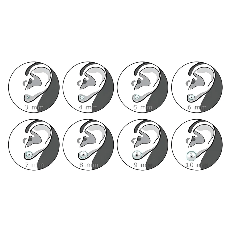 Elegante Rvs Infinity Oorbellen 10x5mm - Zilverkleurig -