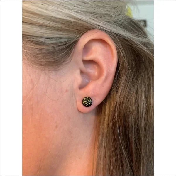 Stijlvolle Stalen Logo Oorbellen - 10mm / Anarchie -
