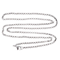 RVS Rolo Ketting Zilverkleurig &acirc;&euro;&ldquo; Ronde Schakelketting Staal Unisex - 55cm / 2mm -