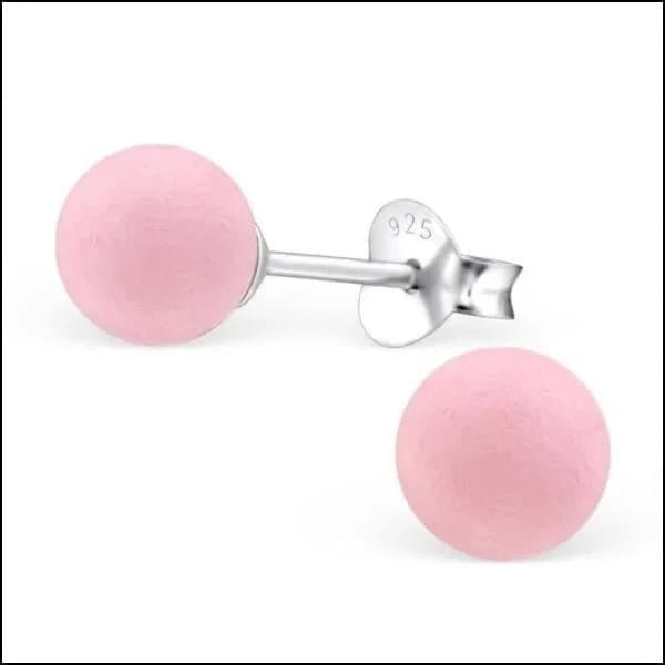 Zilveren Parel Oorbellen - Tijdloze Elegantie - 6mm / Zijde Roze -