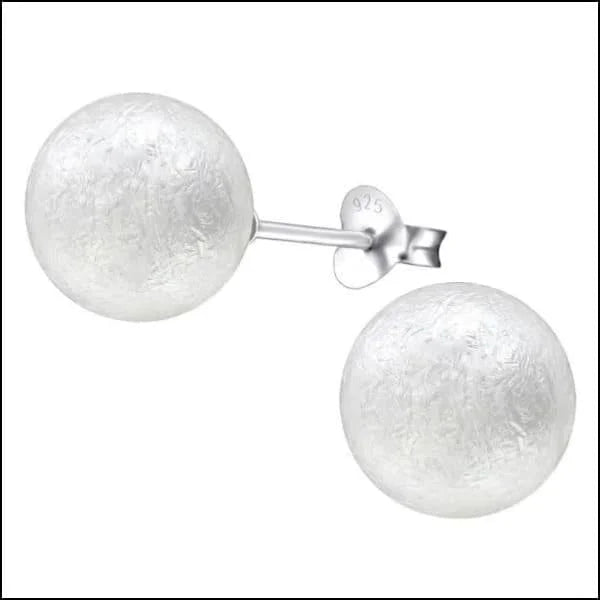 Zilveren Parel Oorbellen - Tijdloze Elegantie - 10mm / Zijde Wit -