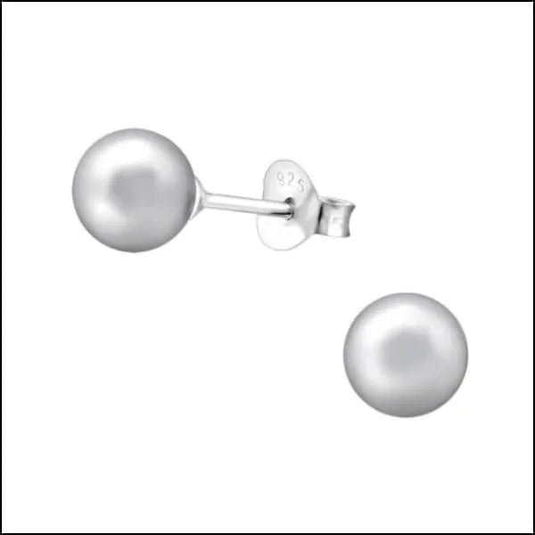 Zilveren Parel Oorbellen - Tijdloze Elegantie - 10mm / Roze -