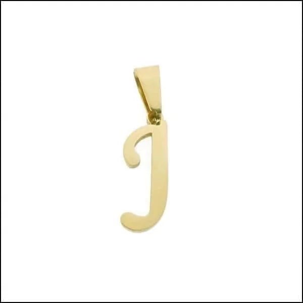RVS Sierlijke Letter Hanger Initiaal Diverse Kleuren - Gepersonaliseerde Bedel - F - Unisex