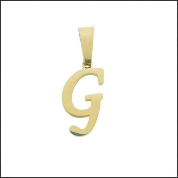 RVS Sierlijke Letter Hanger Initiaal Diverse Kleuren - Gepersonaliseerde Bedel - P - Unisex