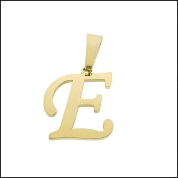 RVS Sierlijke Letter Hanger Initiaal Diverse Kleuren - Gepersonaliseerde Bedel - V - Unisex