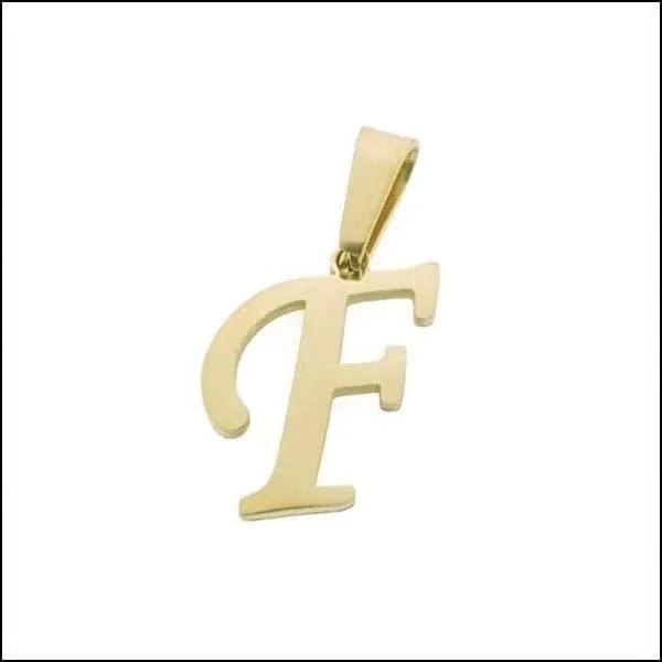 RVS Sierlijke Letter Hanger Initiaal Diverse Kleuren - Gepersonaliseerde Bedel - W - Unisex
