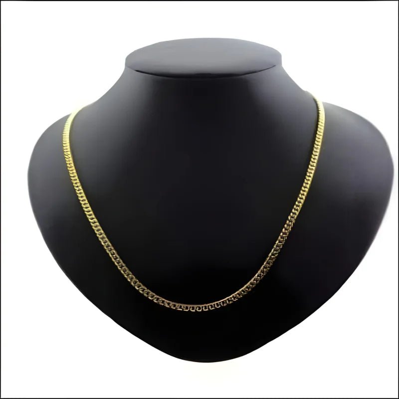Stalen Gourmet Ketting met Karabijnhaak &acirc;&euro;&ldquo; Zilverkleurig Schakelketting RVS - Unis