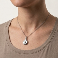 Ronde ashanger met hartjes &acirc;&euro;&ldquo; Love out loud - Unisex
