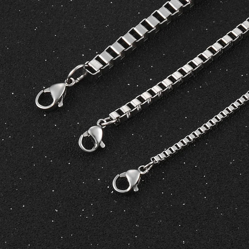 RVS Venetiaanse Ketting Zilverkleurig &acirc;&euro;&ldquo; Elegante Schakelketting Unisex Staal - 45