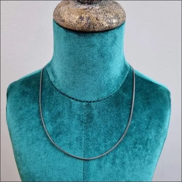 RVS Venetiaanse Ketting Zilverkleurig &acirc;&euro;&ldquo; Elegante Schakelketting Unisex Staal - 40