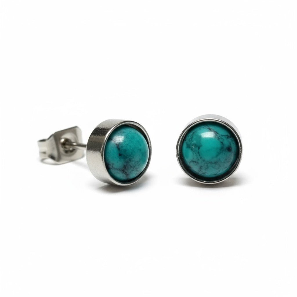 Turquoise Steen Oorbellen - Stijlvol en Duurzaam -