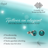 Turquoise Steen Oorbellen - Stijlvol en Duurzaam -