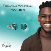 Turquoise Steen Oorbellen - Stijlvol en Duurzaam -
