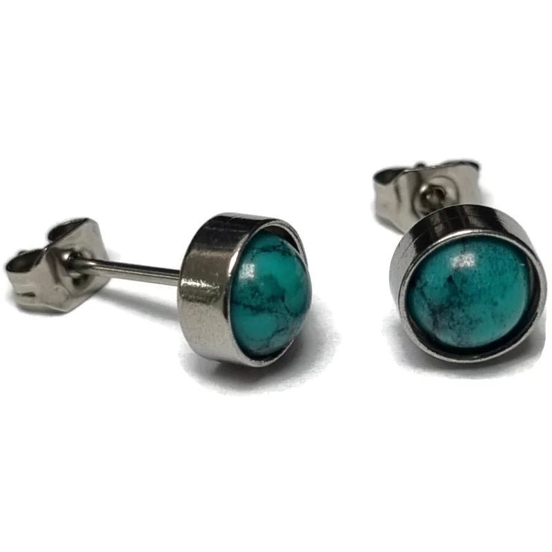 Turquoise Steen Oorbellen - Stijlvol en Duurzaam -