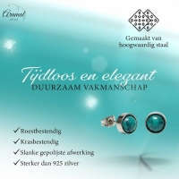 Turquoise Steen Oorbellen - Stijlvol en Duurzaam -