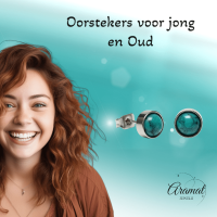 Turquoise Steen Oorbellen - Stijlvol en Duurzaam -