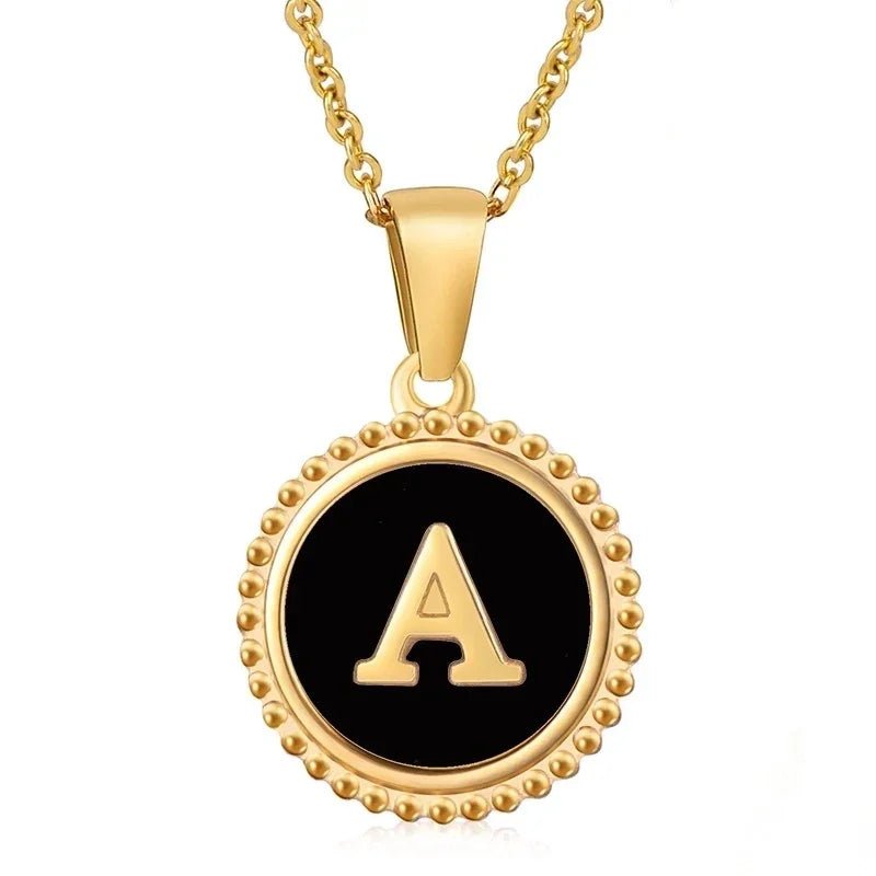 Stalen dames ketting letter goudkleur - G - Heren
