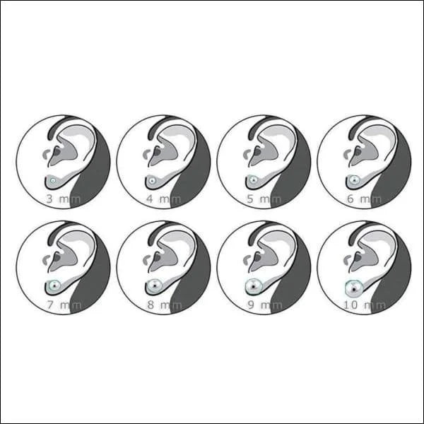 Muzieknoten Oorbellen - Stalen Oorbellen - Gitaar-Zilverkleur-10x5mm -