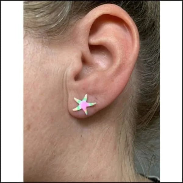 Stalen Zeester Oorbellen - Subtiel en Stijlvol - Zilverkleur / 10mm -