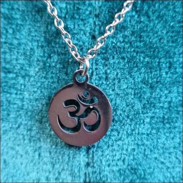 Vrouwen Ketting met Arabisch Teken Ronde Hanger RVS - Goudkleurig - Dames