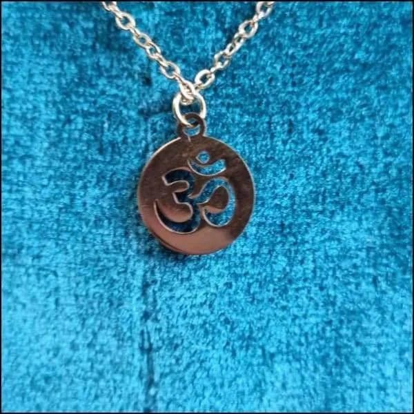 Vrouwen Ketting met Arabisch Teken Ronde Hanger RVS - Goudkleurig - Dames