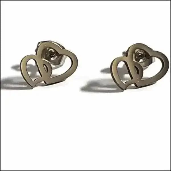 RVS Hartjes Oorbellen Diverse Kleuren - Dames & Kinderen Oorstekers - Zilverkleurig-10mm -