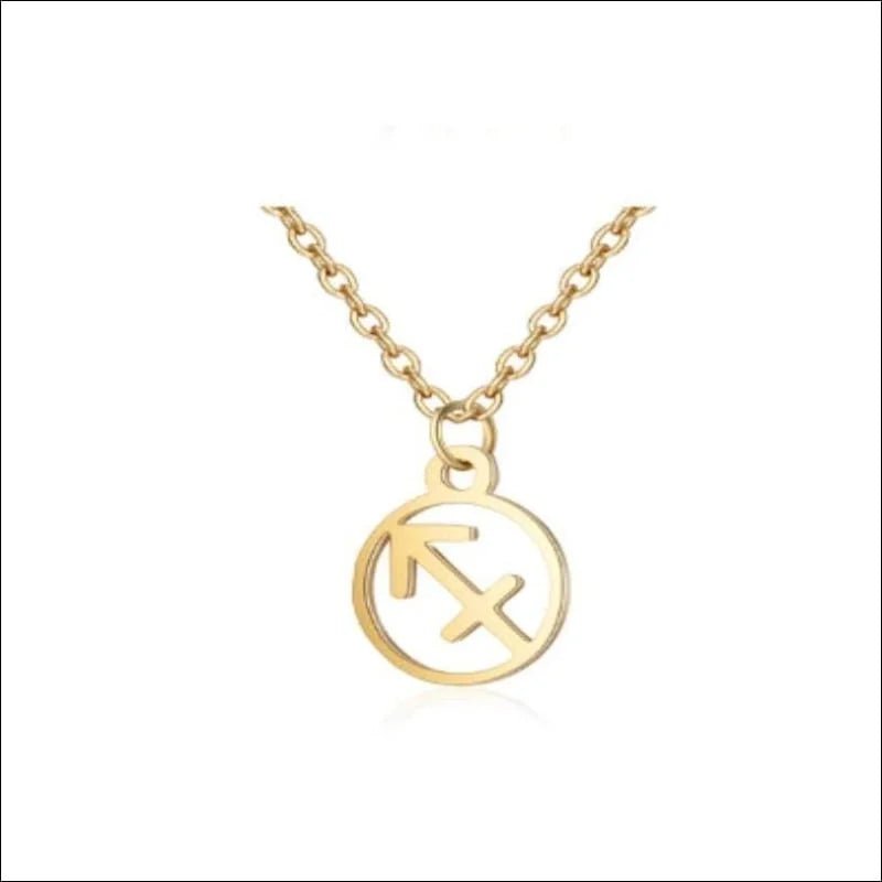 Tijdloze Sterrenbeeld Ketting - Stalen Damesketting - Tweeling - Heren