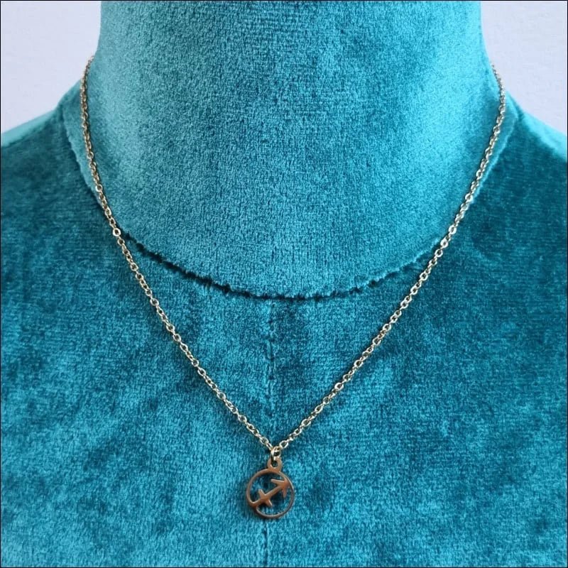 Tijdloze Sterrenbeeld Ketting - Stalen Damesketting - Tweeling - Heren