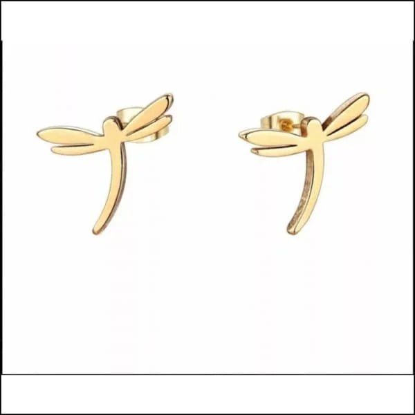 RVS Libel Oorbellen Kleurrijk 10mm - Juffer Oorstekers - Zilverkleurig-8mm -