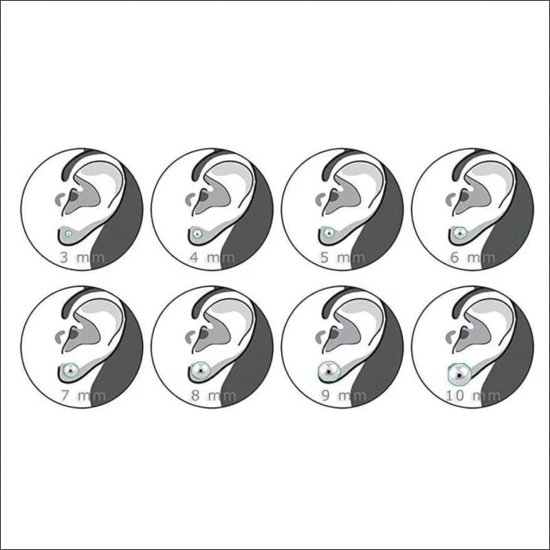 RVS Puzzelstuk Oorbellen 8mm Zilverkleur - Puzzle Studs - Multikleurig - Heren