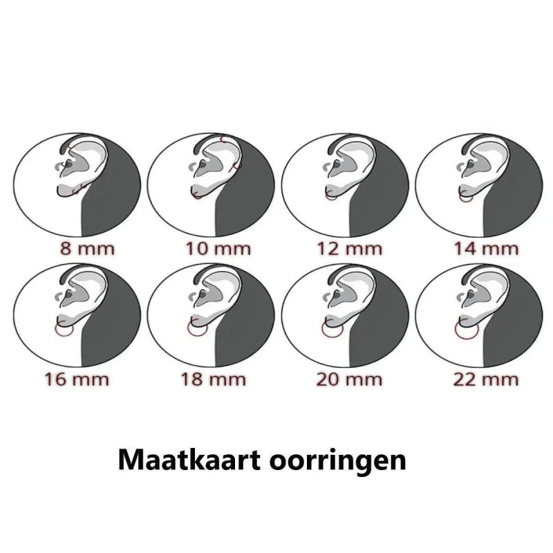 925 Zilveren Bali Oorringen Geoxideerd - Etnisch Design - 10mm / Oss -