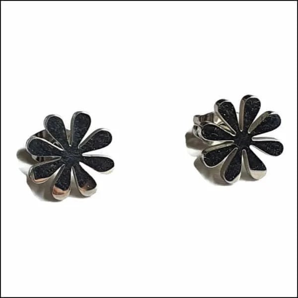 Stalen Oorbellen Bloem - Perfect Cadeau! - Bloem-Goudkleur-8mm -