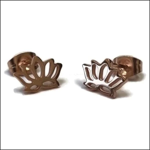 Stalen Oorbellen Bloem - Perfect Cadeau! - zilverkleurig -