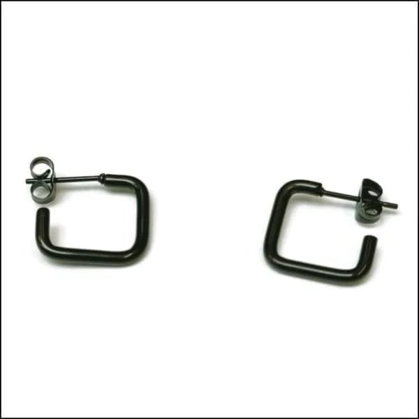 Geometrische Oorstekers vierkante hoepeloorstekers - 20mm / Goudkleurig -