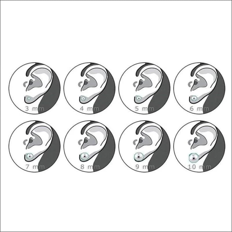 RVS Hoepel Oorstekers in Diverse Maten - Ros&Atilde;&copy;kleurig / 30mm -
