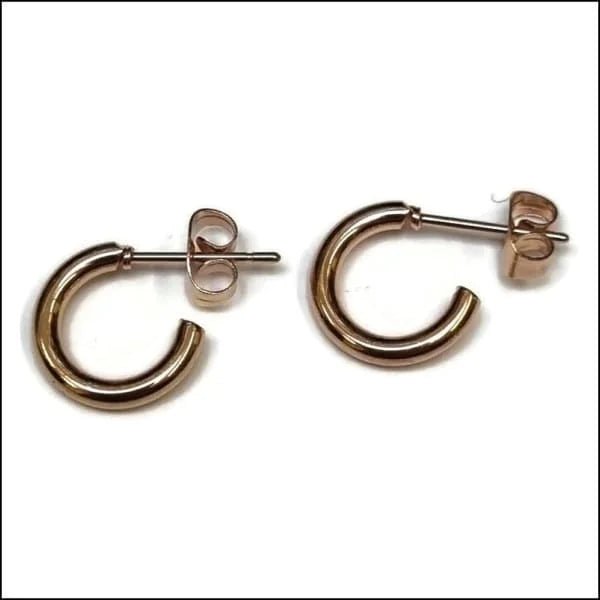 RVS Hoepel Oorstekers in Diverse Maten - Goudkleurig / 20mm -