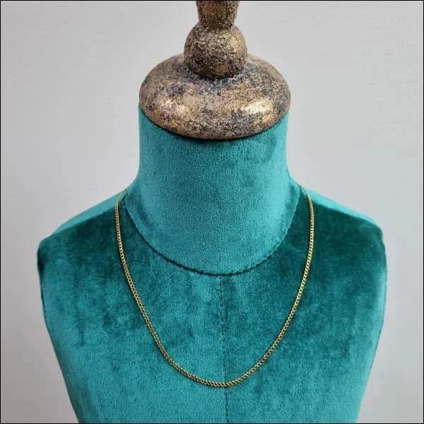Stalen Cuban Chain gourmet Ketting - 50cm / 2.3mm - Heren