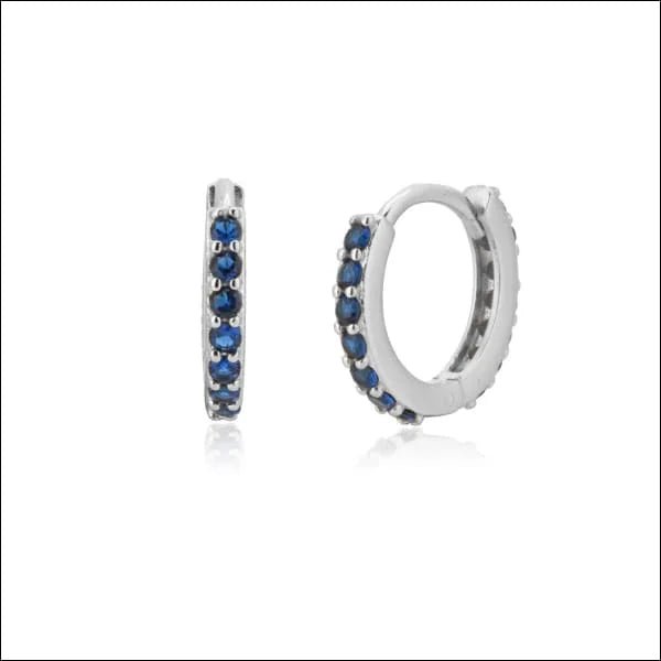 925 Zilveren Mini Oorbellen met Zirkonia 3-5mm - Kleine Studs - 9mm / Groen -