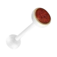 Bioplast Dierenprint Tongpiercing - Spots-Rood -