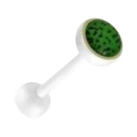 Bioplast Dierenprint Tongpiercing - Panter-Bruin-Beige -