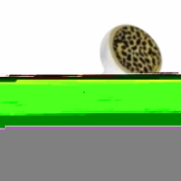 Bioplast Dierenprint Tongpiercing - Panter-Groen -