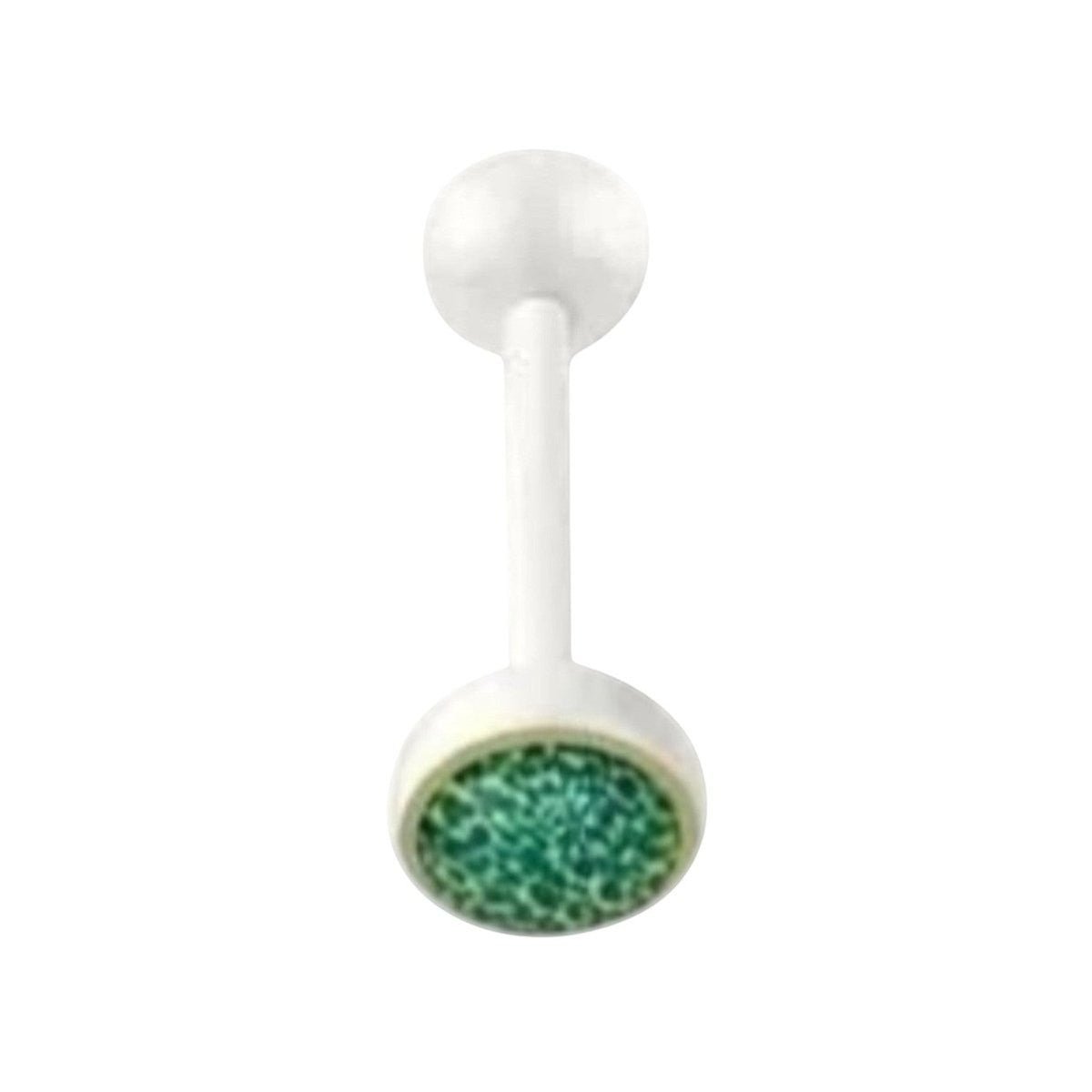 Bioplast Dierenprint Tongpiercing - Panter-Mint Groen -