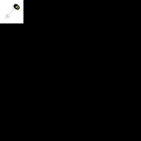 Uniek Witte Tongpiercing met Prachtig Logo - Kleine-Sterretjes -