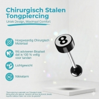 Stalen Tongpiercing logo piercing - Schorpioen -