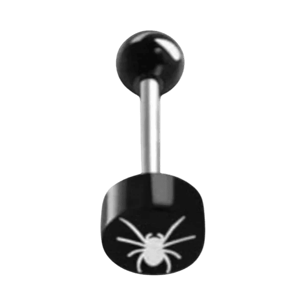 Stalen Tongpiercing logo piercing - Spin -